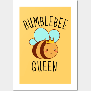 Bumblebee Queen Cute Posters and Art